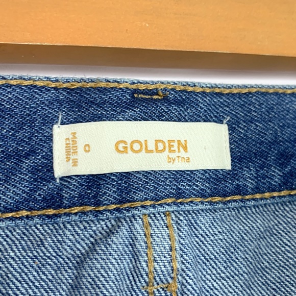 Aritzia Golden by TNA Testani Jean Skirt 0 - Picture 8 of 9